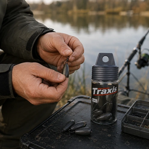 Traxis Distance Lead 112 g Angelblei Weitwurf 5 Stück