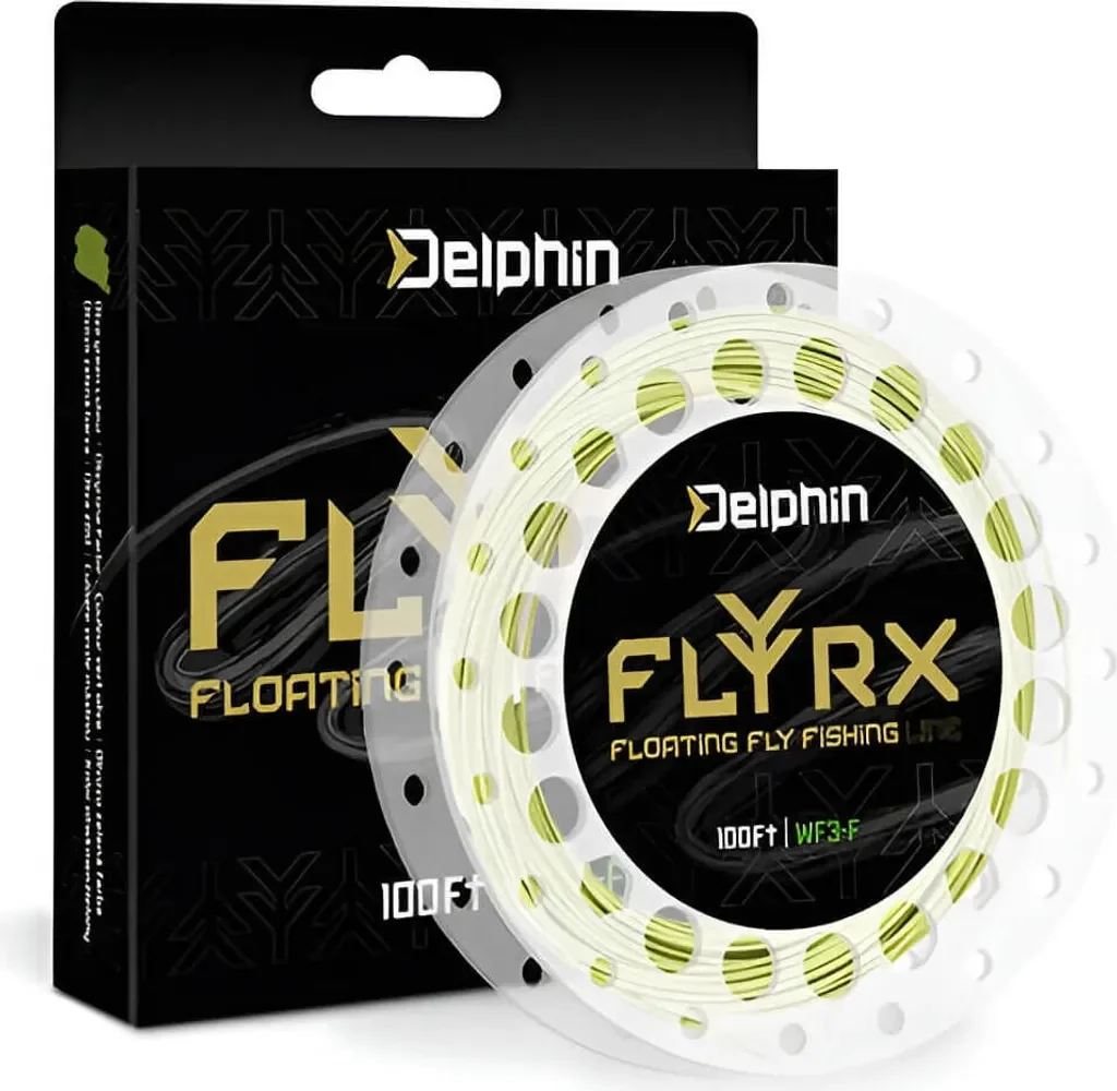 Delphin FLYRX Fliegenschnur Yellow WF3F 100 ft
