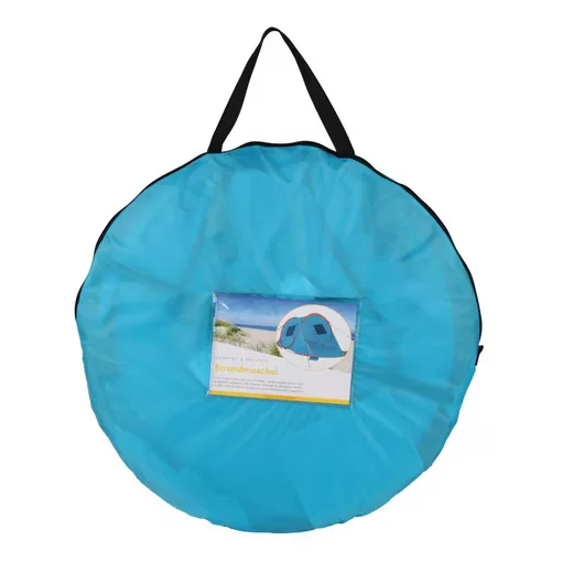 Buri Strandmuschel Pop Up Kuppelzelt mit Sonnen und Windschutz