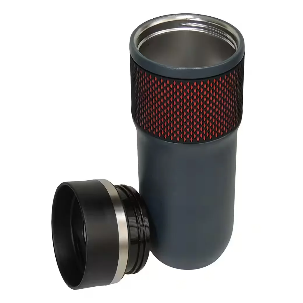 ELASTO Thermobecher Kaffeebecher Neptun 450 ml doppelwandig