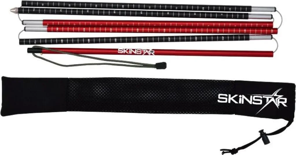 SKINSTAR Lawinensonde 260 cm Light Alu Tourenski Wurfsonde 189 g