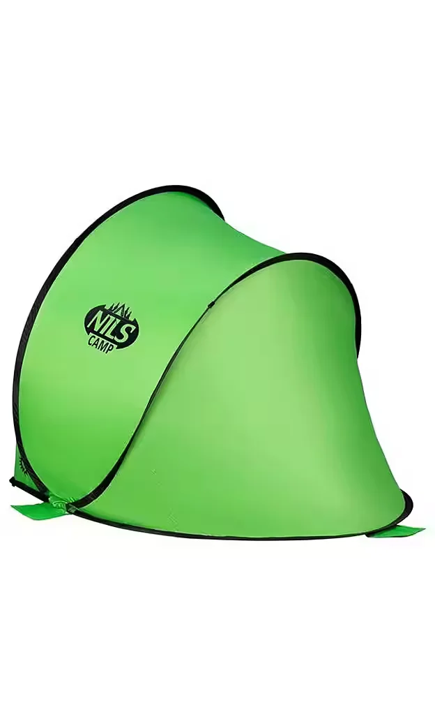 NILS CAMP Strandmuschel NC3173 Pop-up UV-Schutz 140x110x110 cm grün