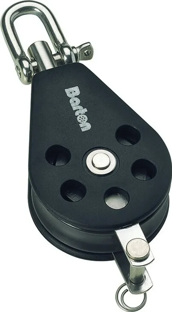 Barton Marine Performance Einfachblock Gr. 1 mit Wirbel und U-Bügel