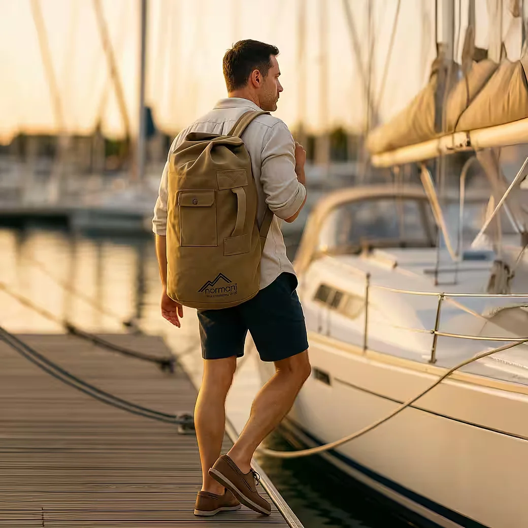 NORMANI Submariner 90 Canvas Seesack Packsack 90 l