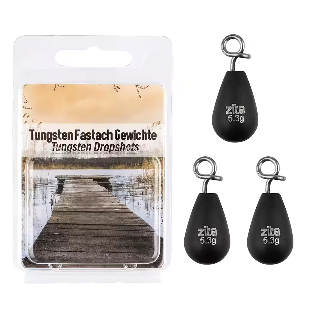 ZITE Tungsten Fastach Angelgewichte 3,5-14 g beschichtet Jika Rig