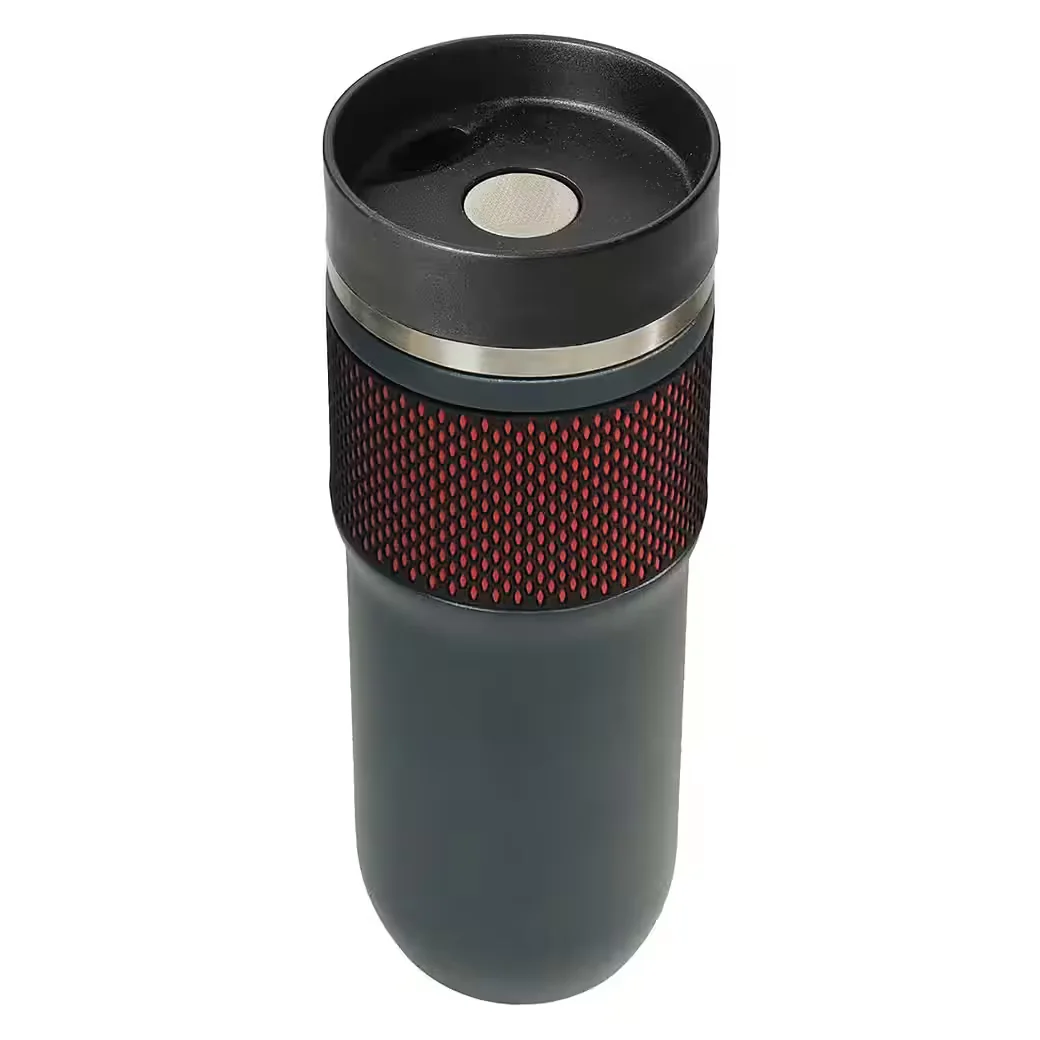 ELASTO Thermobecher Kaffeebecher Neptun 450 ml doppelwandig