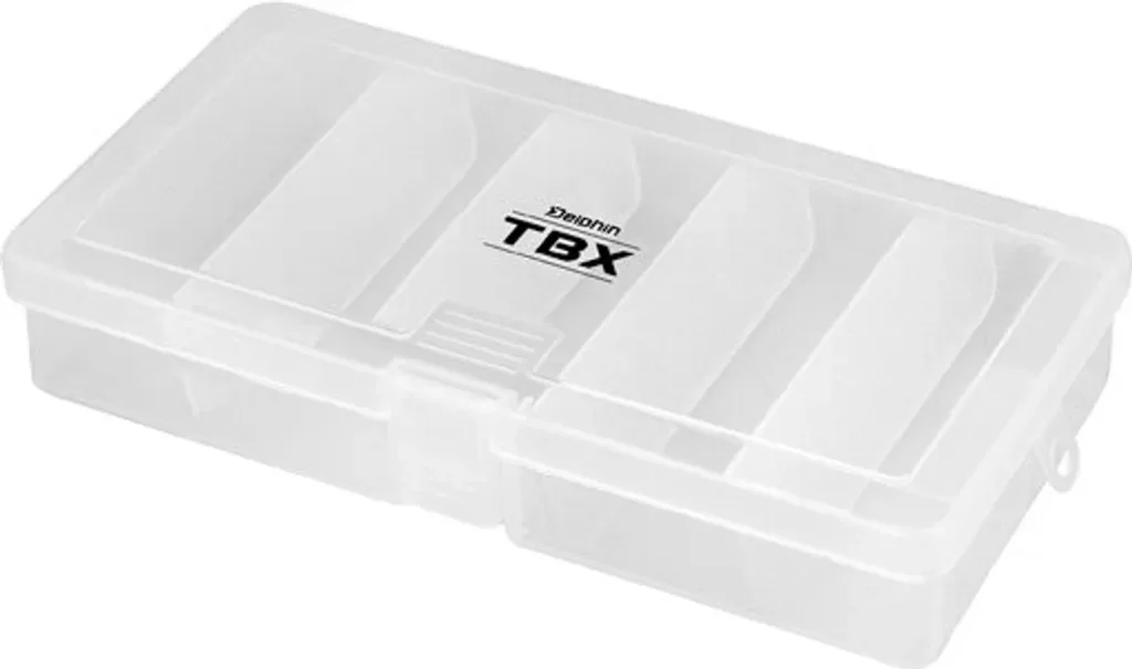 DELPHIN TBX One 132-5P Kunstköderbox 13,2x6,5x2,5 cm transparent