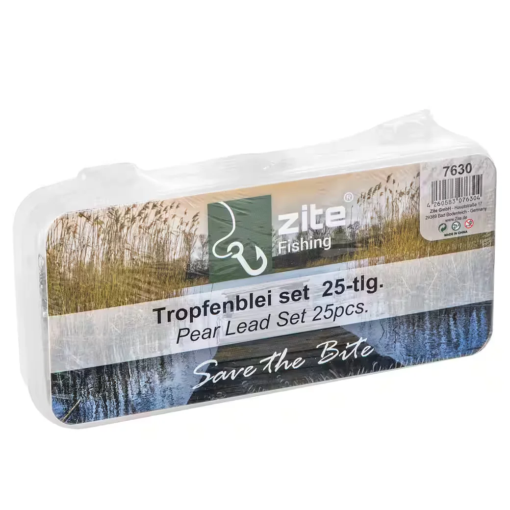 ZITE Birnenblei Sortiment 5-20 g Tacklebox Raubfisch Friedfisch