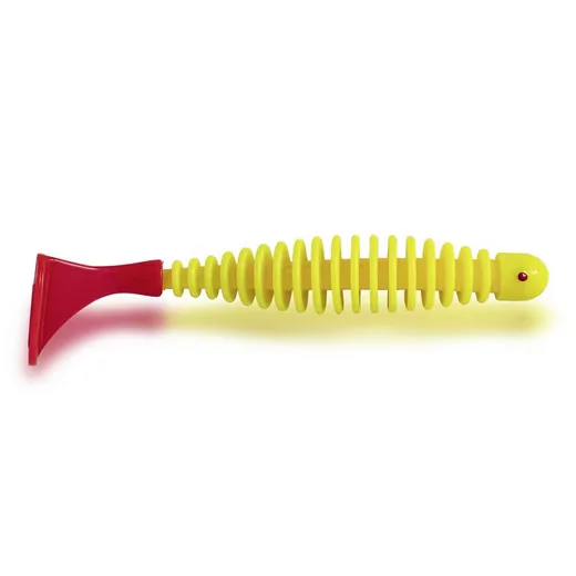 RHINO FISHING Salty Paddler 9 cm Gummifisch gelb rot UV Meer