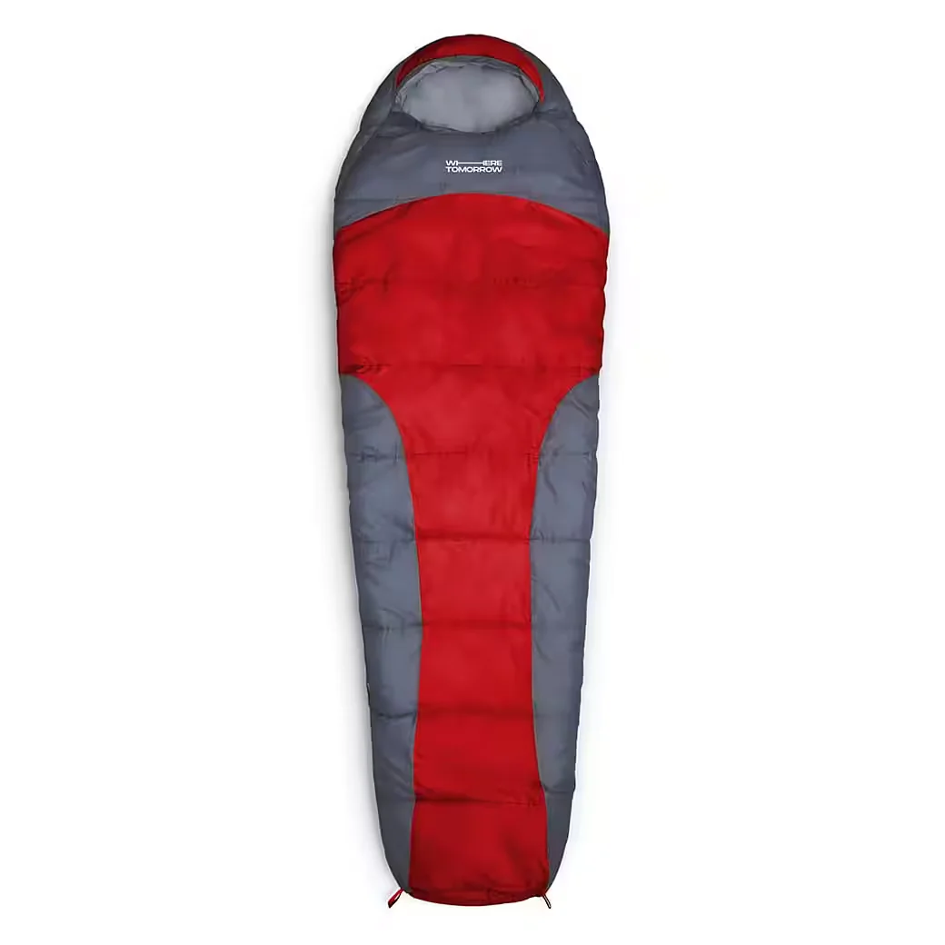 LUMALAND Where Tomorrow Mumienschlafsack Camping mit Tasche