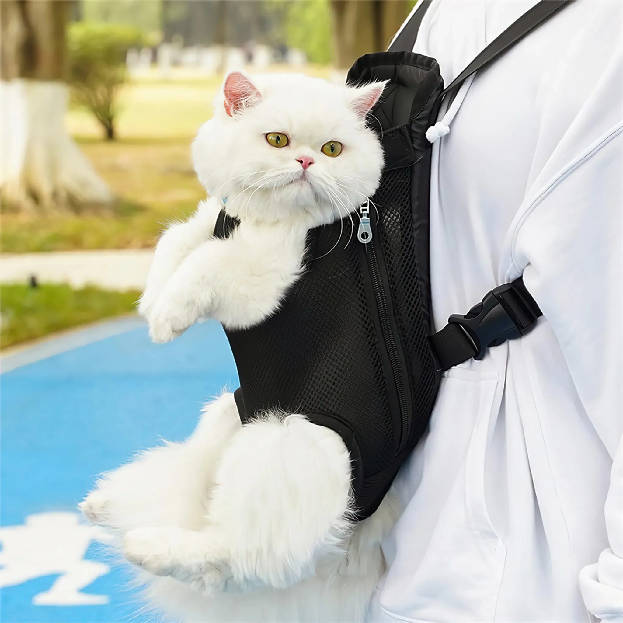 Novzep Haustierrucksack Reise für Hunde und Katzen, atmungsaktiv
