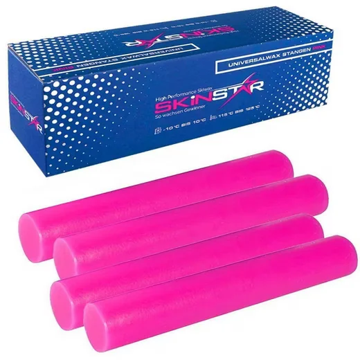 SKINSTAR Werkstatt Skiwachs Universal Heißwachs 4x 250 g