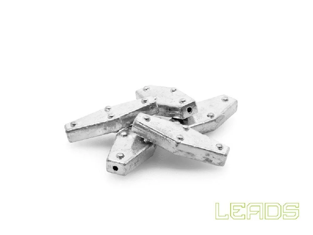 DELPHIN.SK Sargblei Set 20 Stück Angelgewichte 20g 25g 30g 40g