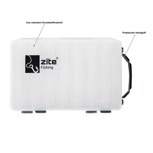 ZITE Angelkoffer Tacklebox Medium mit Fächern