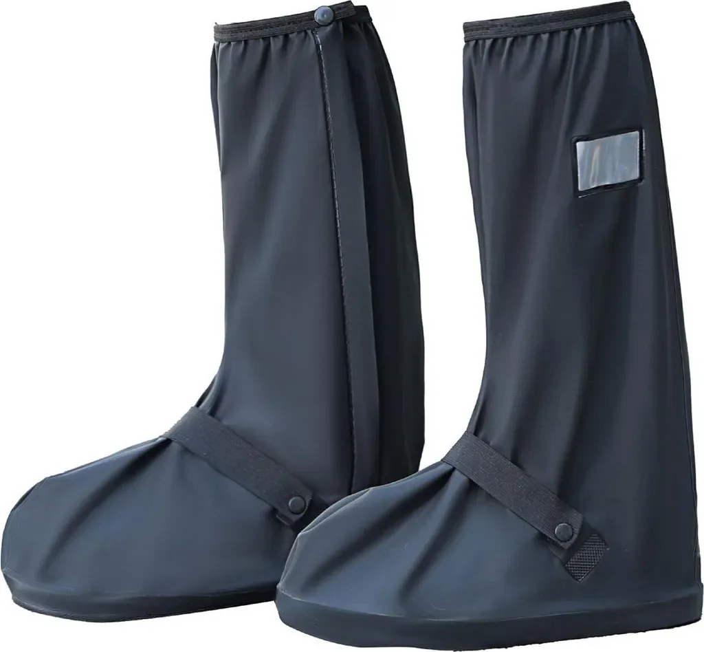 Novzep Überschuhe wasserdicht, wiederverwendbar, PVC-Sohle, M