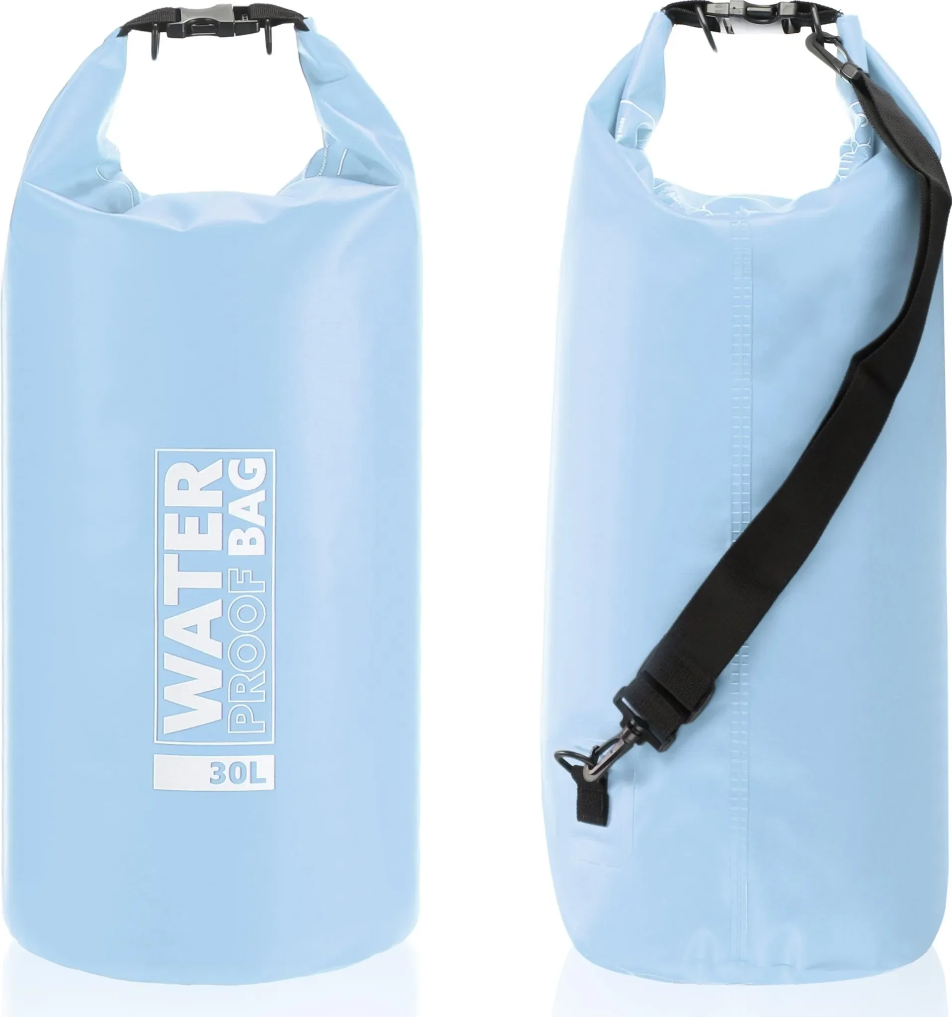 COM-FOUR wasserdichter Packsack 30L mit Tragegurt für Wassersport