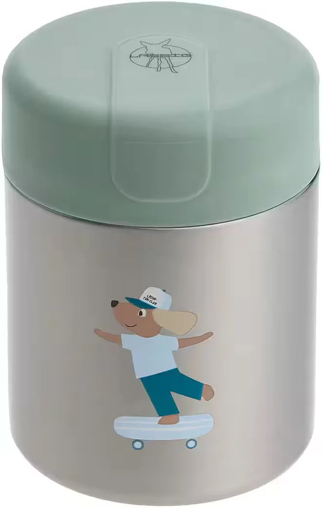 Lässig Thermobehälter Tiny Team Dog Isolierbehälter für Kinder
