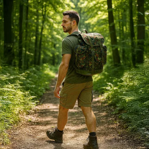 NORMANI Wanderrucksack 30L Trekking Gebirgsjägerrucksack