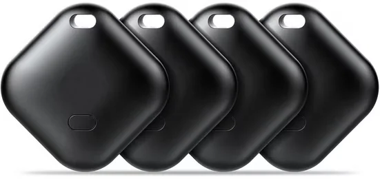 IBETTERTEC Bluetooth Smart Tags 4er-Pack Schwarz Tracker