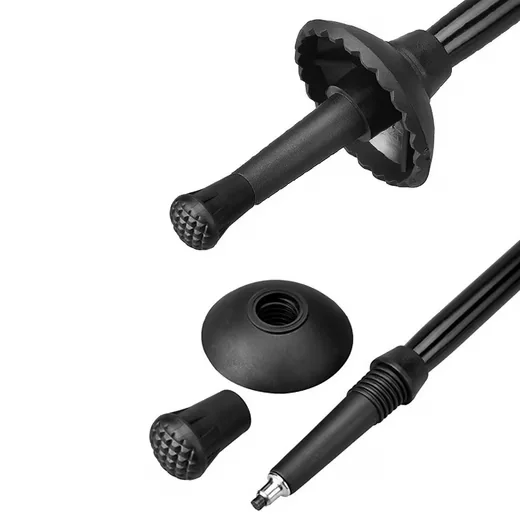MIDGARD Nordic Walking Stöcke 65-135 cm Teleskop Antischock Korkgriff