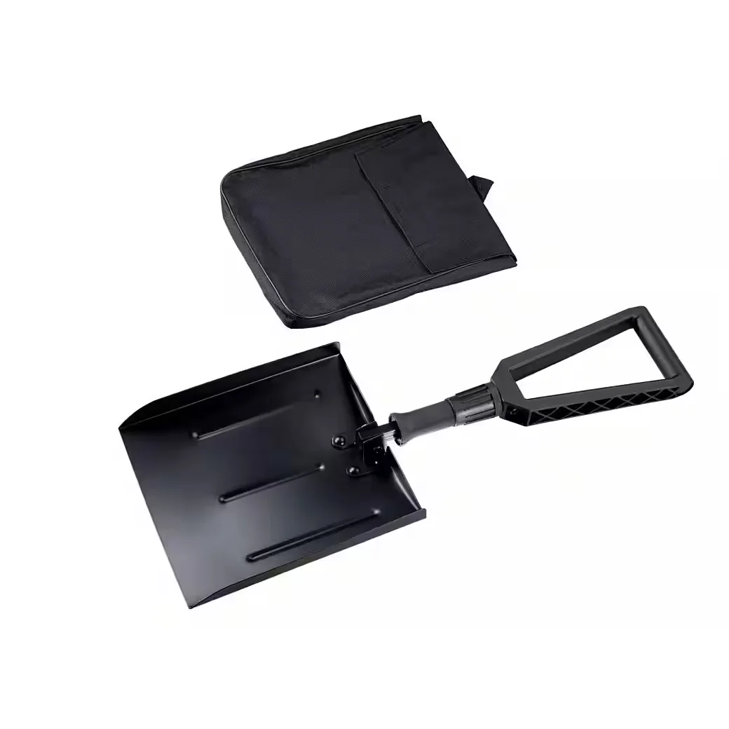A. BLÖCHL Schneeschieber Schneeschaufel Aluminium mit Tasche schwarz