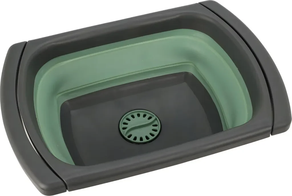 LS-LebenStil Faltbare Silikon-Waschschüssel 8L 36cm Camping