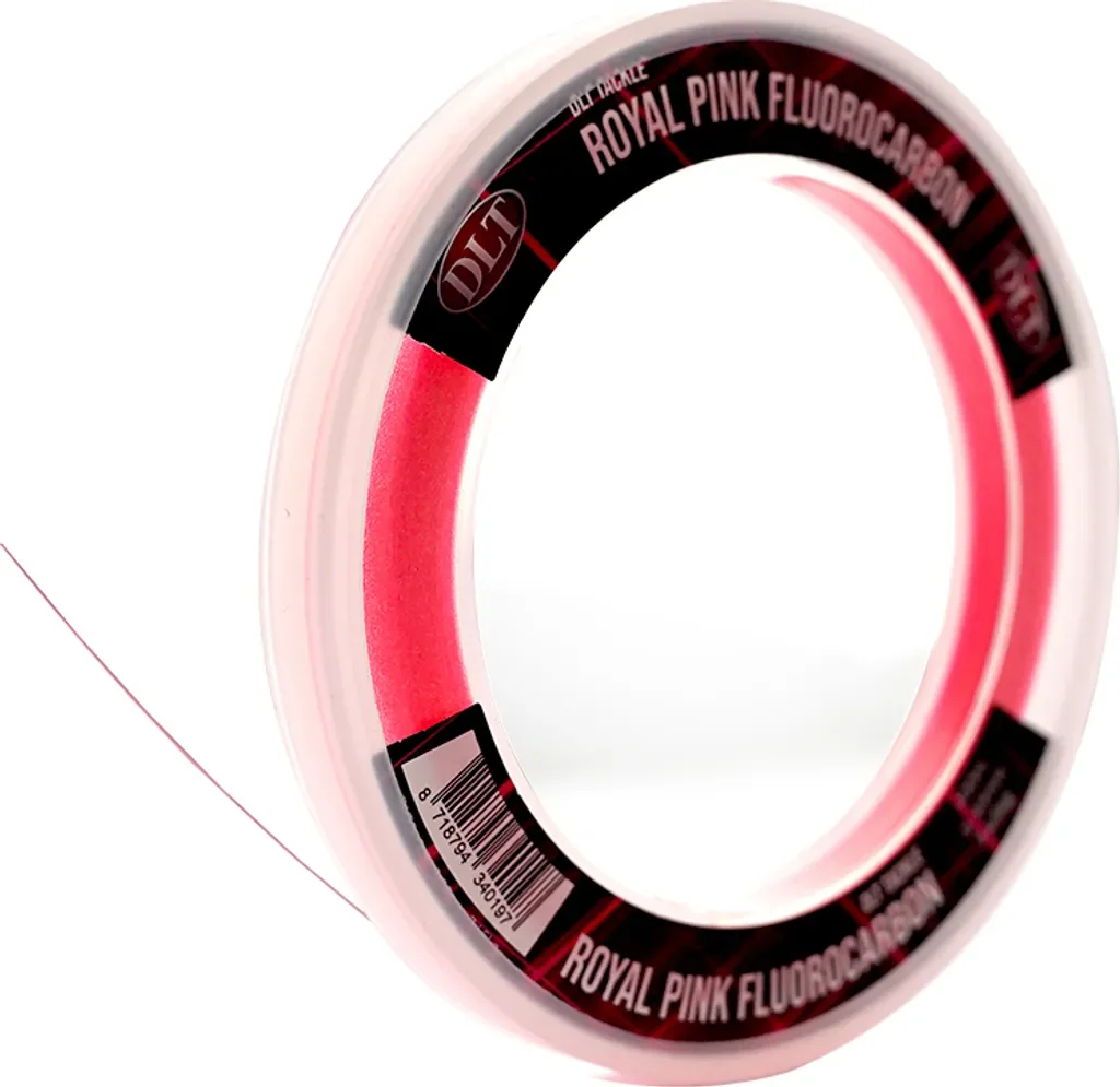 DLT Royal Pink Fluorocarbon Angelschnur 200 m 0,20 mm 3,85 kg