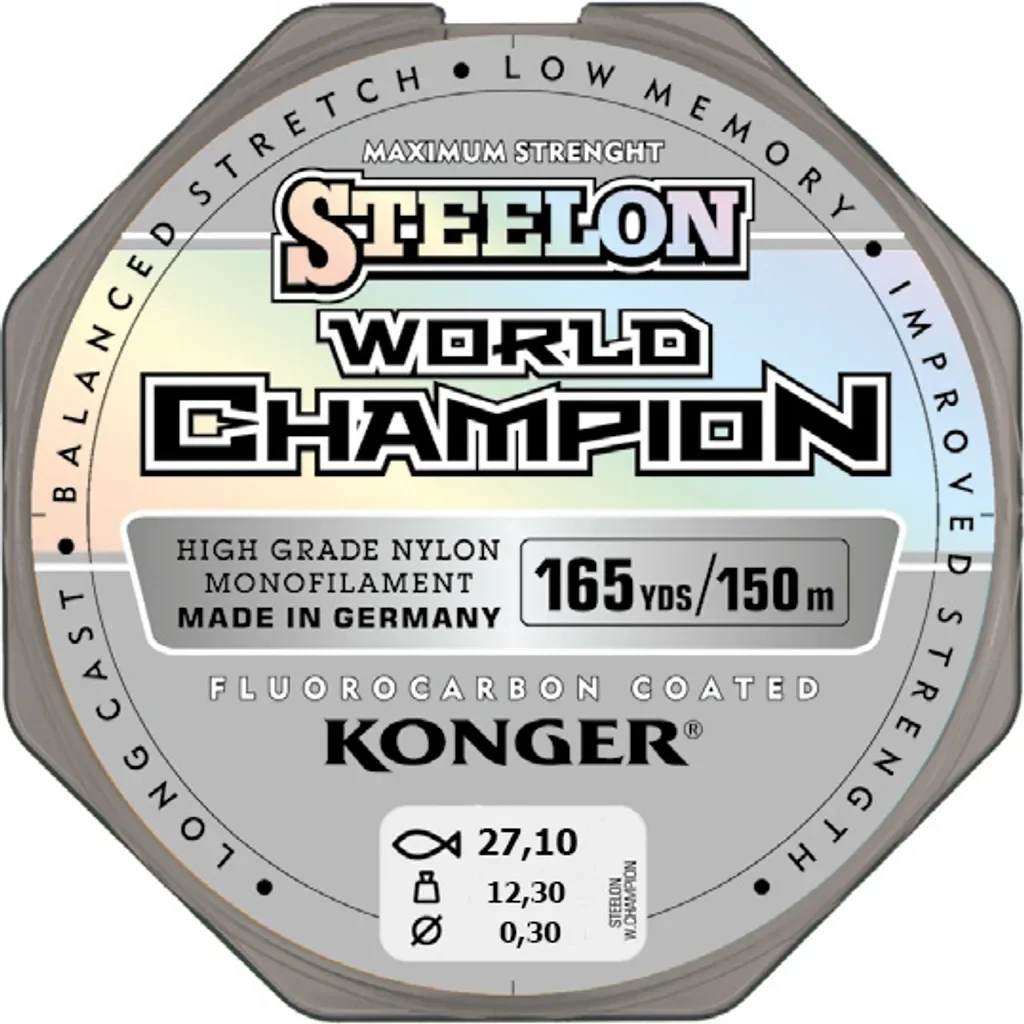Konger World Champion Angelschnur Fluorocarbon beschichtet robust