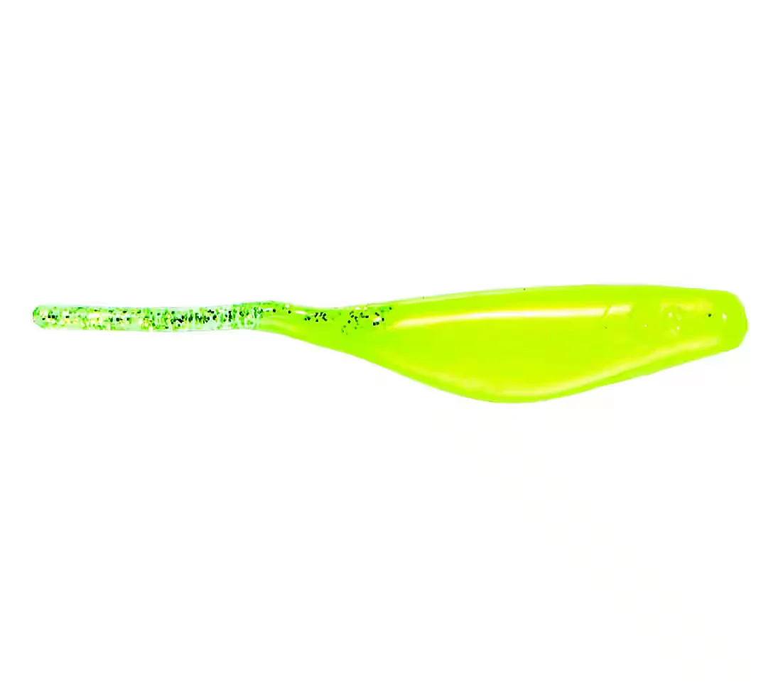 JENZI Drop-Shot Inshore Trailer Gummifisch 8,5 cm gelb Kunstköder