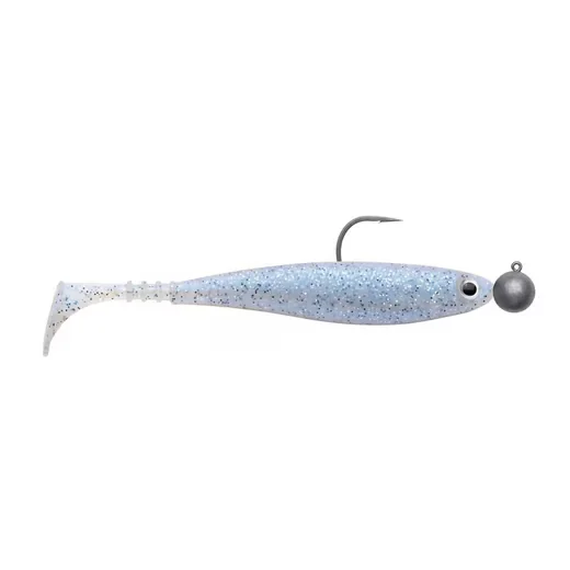 JACKSON FISHING Zanderbait 14 cm Pearl Gummifisch montiert