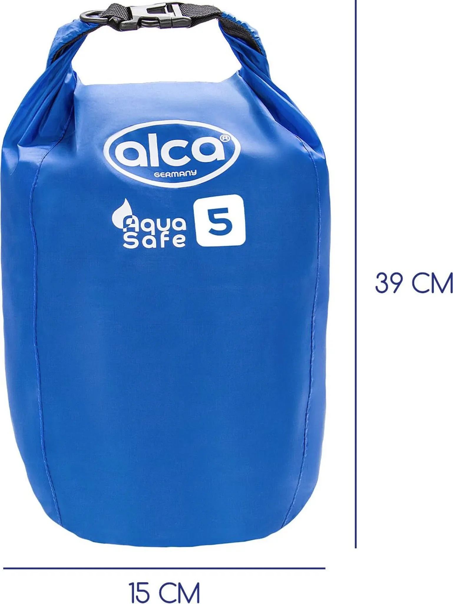 ALCA Dry Bag 5L wasserdichter Packsack mit Rolltop für Outdoor