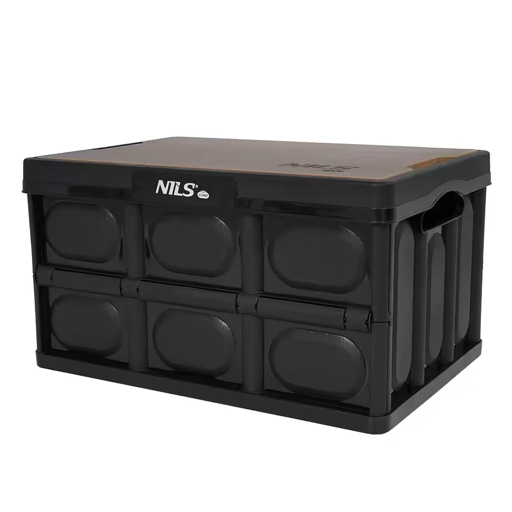 NILS CAMP 2in1 klappbare Campingbox 20L mit Arbeitsfläche