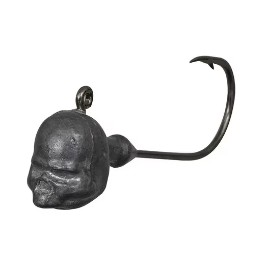 GUNKI FISHING G Skull Jigkopf Bleikopf Natur 3 Stück