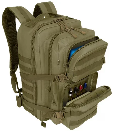 EAAKIE Rucksack 50L Military Outdoor Sport Reise Arbeit Army Camel