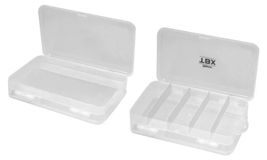 DELPHIN TBX Duo 190-6P Köderbox 19x11x4,8 transparent mit Trageschnur
