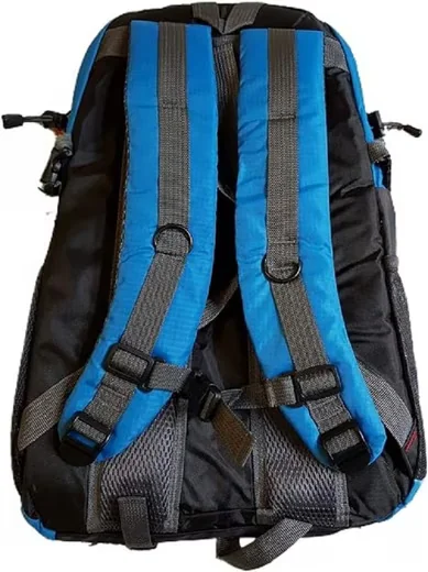 PROVANCE Rucksack 45L Reiserucksack Wanderrucksack schwarz rot blau