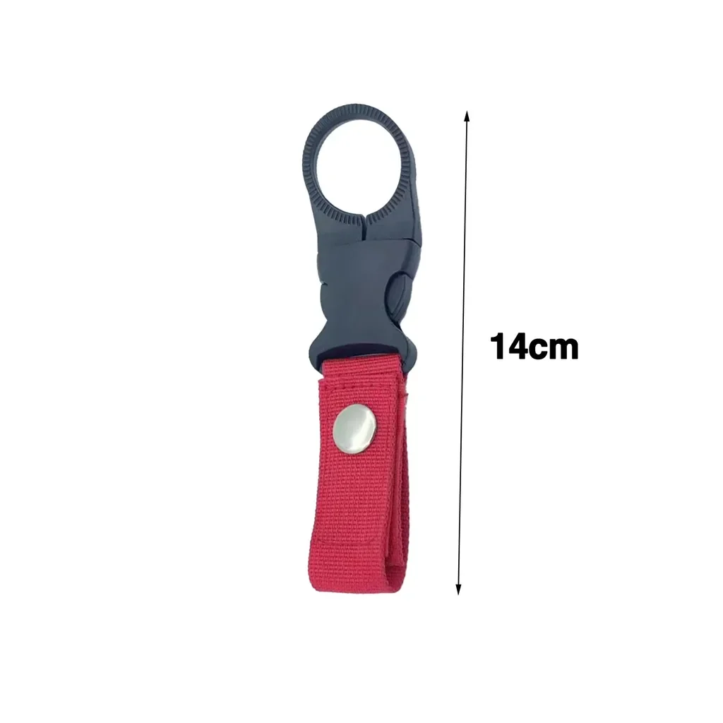 Stuttg 2er Set Wasserflaschen Ringhalter Clips Rot Outdoor belastbar