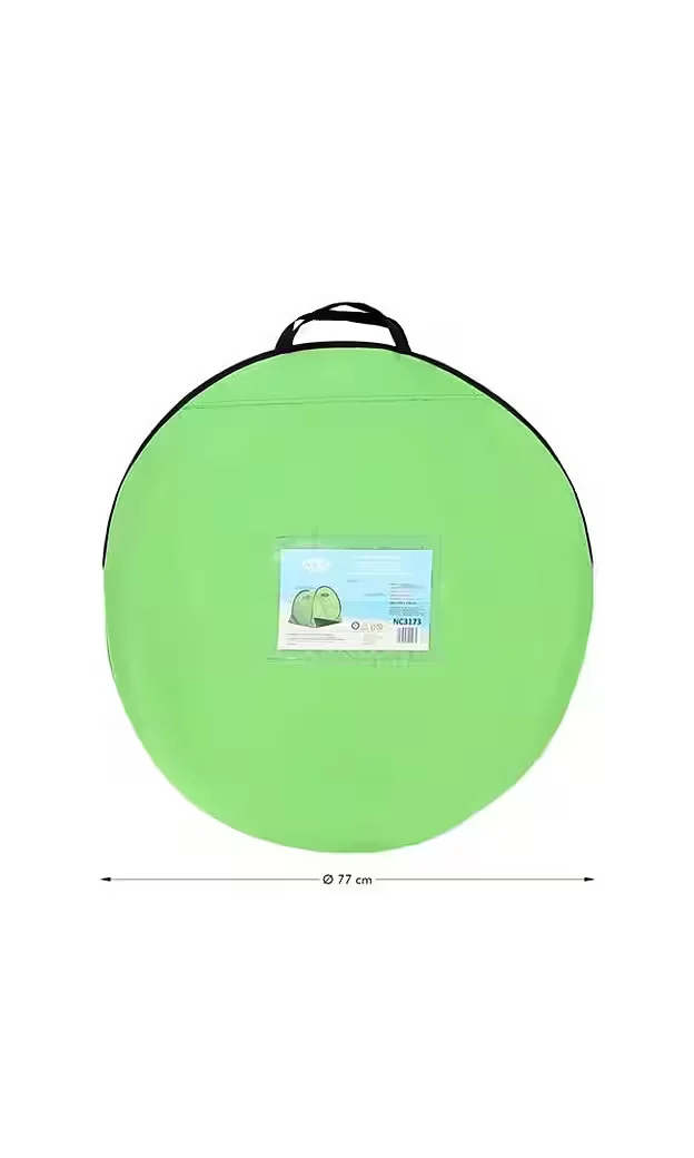 NILS CAMP Strandmuschel NC3173 Pop-up UV-Schutz 140x110x110 cm grün