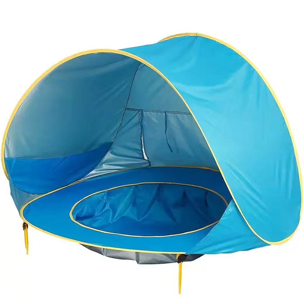 QELUS Pop Up Strandmuschel Baby Kinder wasserdicht Sonnenschutz