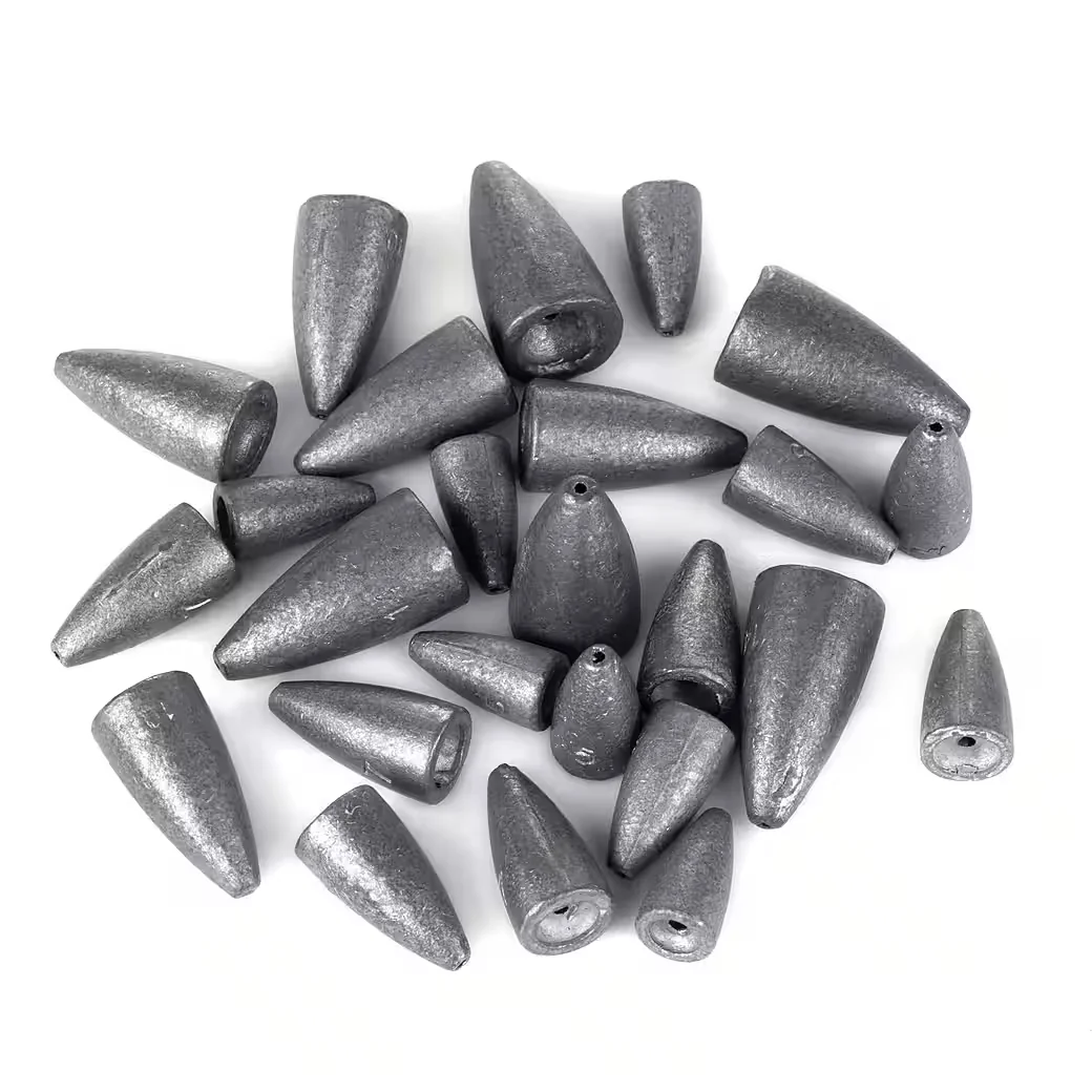 ZITE Bullet Blei Sortiment 3,5-14g Angelgewicht 25 Stück Barsch Zander