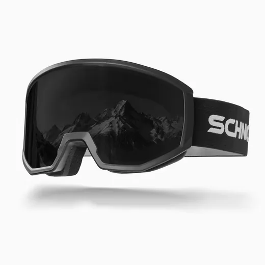 SCHNORR Skibrille Luchs dunkelgrau S4, voll getönt, Anti-Fog, UV40