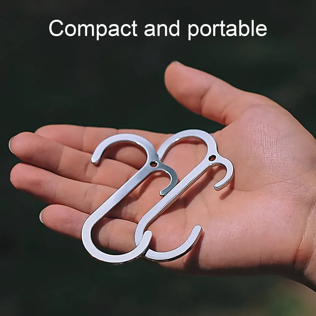 Stuttg S-Haken aus Edelstahl robust für Camping Outdoor