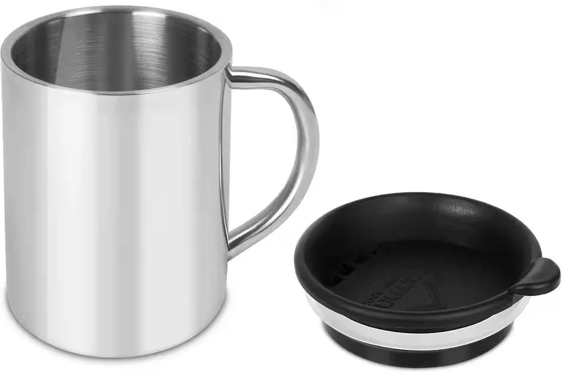 NORMANI Doppelwandiger Thermobecher mit Trinkdeckel