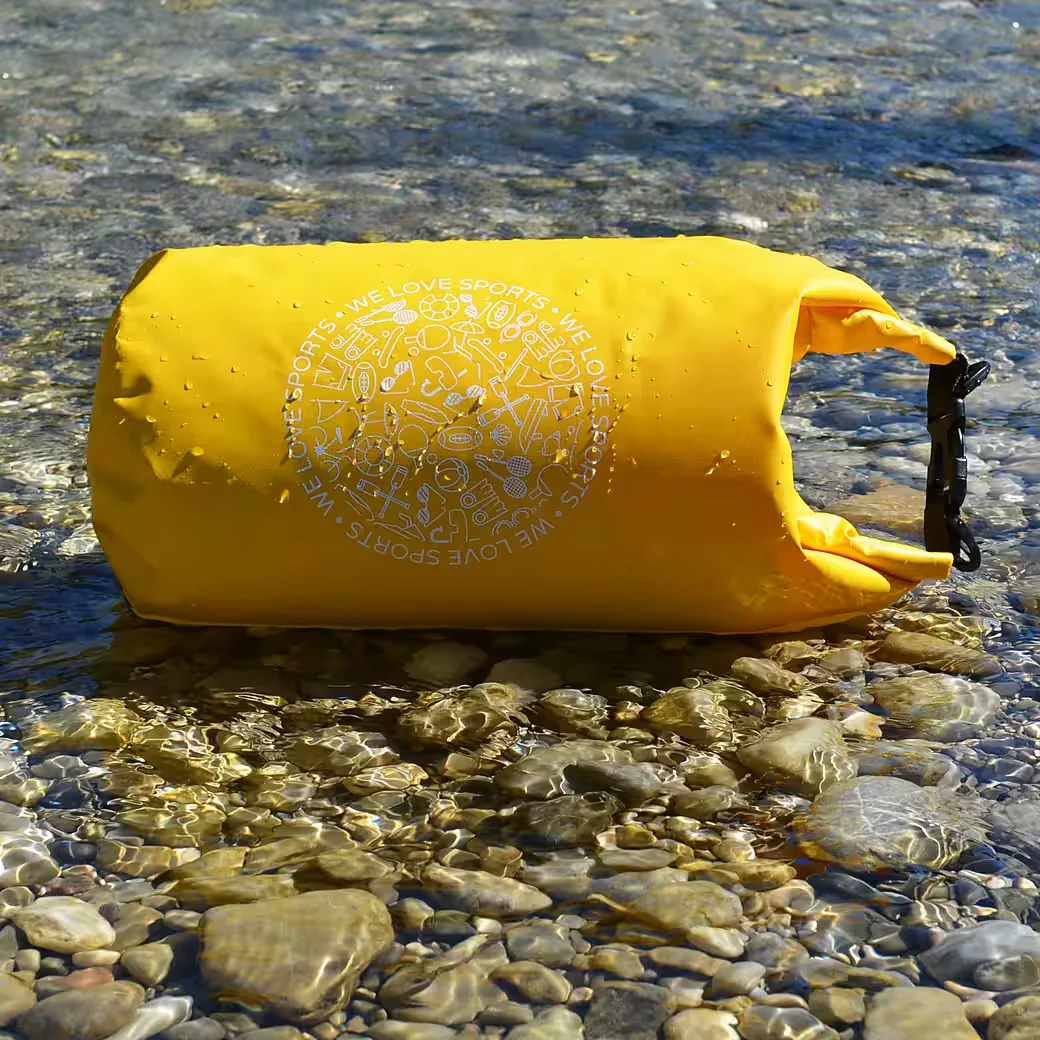 FASPORTS Aquino Drybag wasserdicht Gelb Seesack Packsack mit Tragegurt