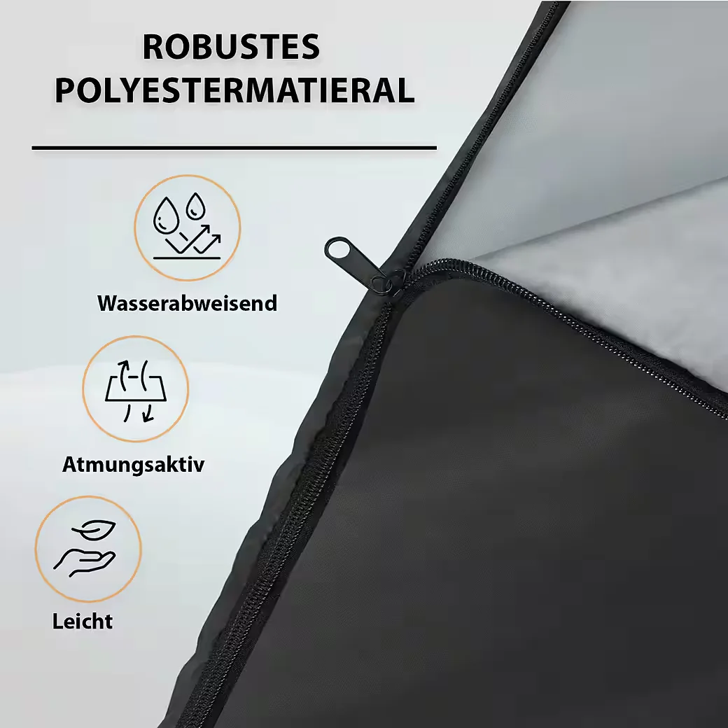 ALPIDEX Mumienschlafsack 225 x 80 cm bis -17 Grad