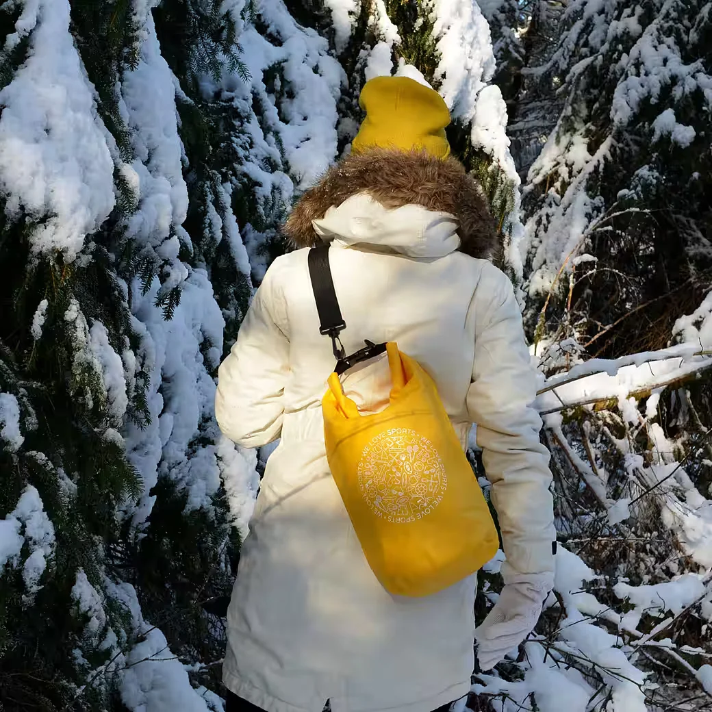 FASPORTS Aquino Drybag wasserdicht Gelb Seesack Packsack mit Tragegurt