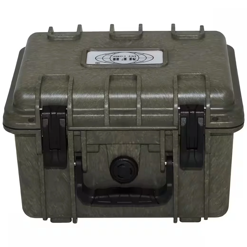 MFH Aufbewahrungsbox Kunststoff wasserdicht 26,7x23,9x17,6 cm oliv