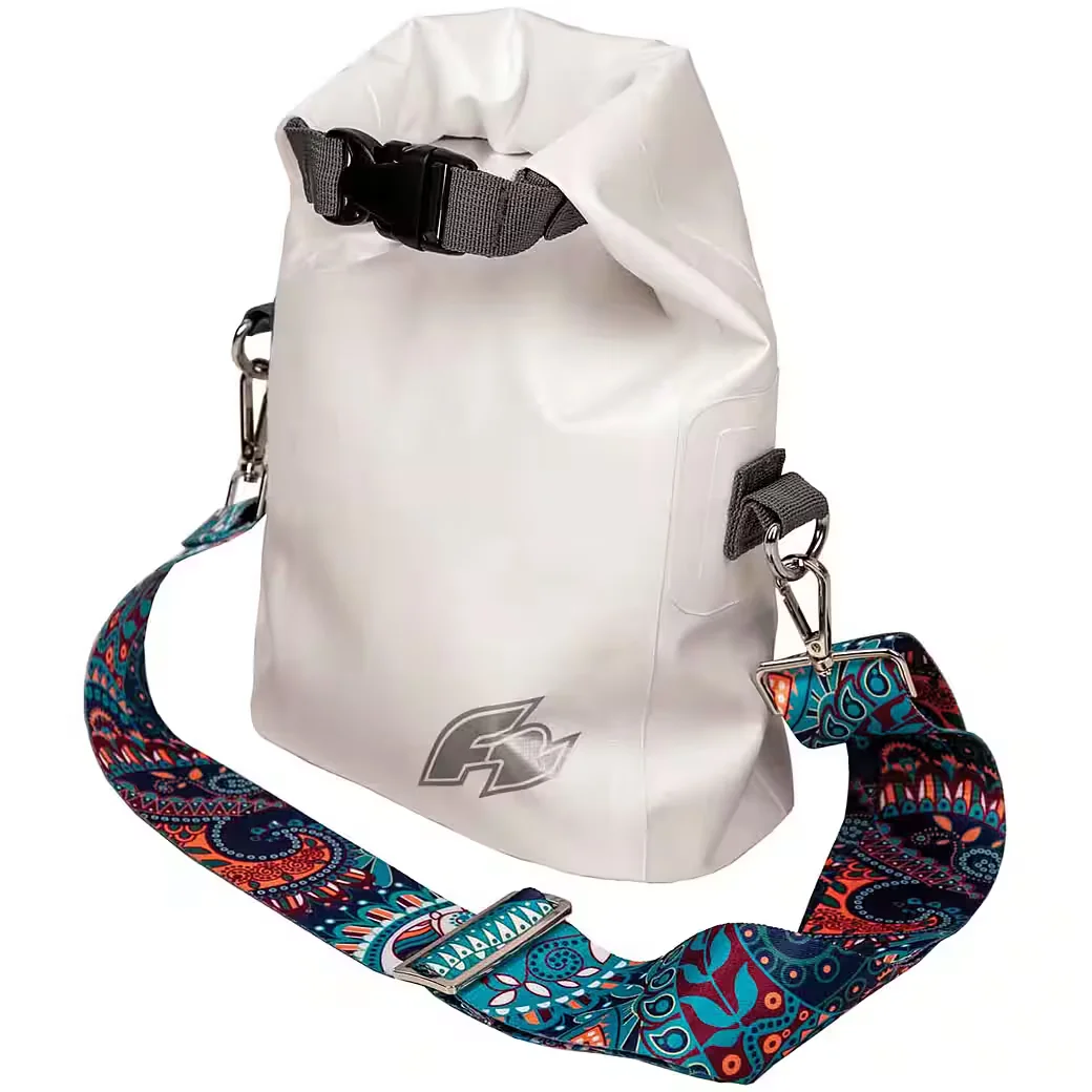 F2 Kauai Drybag Schultertasche 6L Weiss wasserdicht