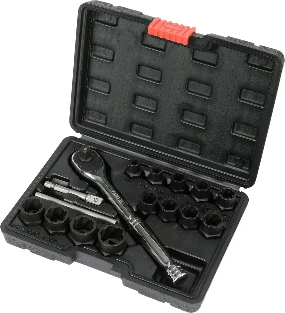 YATO YT-05897 Schrauben- und Bolzenabzieher Set 16-tlg.