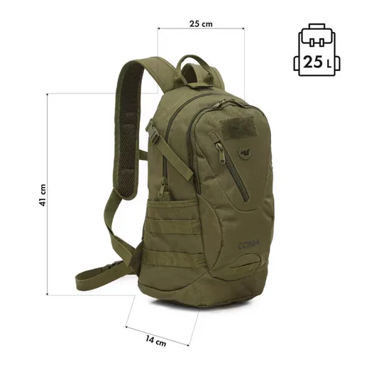 NILS CAMP COBRA Taktischer Wanderrucksack 25L Outdoor Rucksack